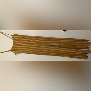 Pull&Bear Pantsuit Yellow Striped